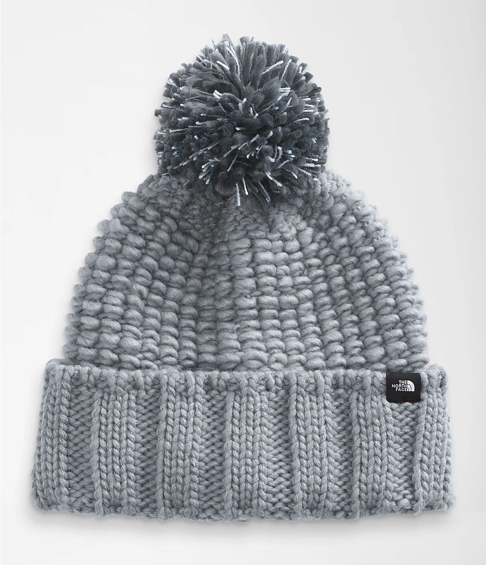 The North Face Cozy Chunky Beanies Damen - Grau CH-674SZLR